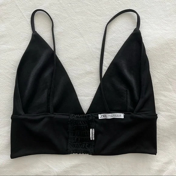 Zara Black Crop Tank - Picture 3 of 3